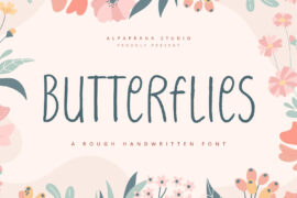 Butterflies Font