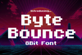 ByteBounce Font