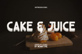 Cake Juice Demo Font