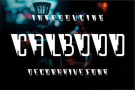 CALBOOD Font