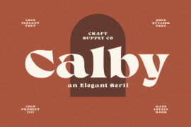 Calby Free Font Family