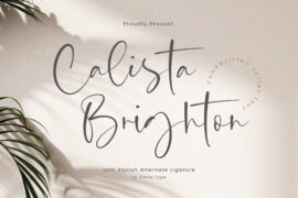 Calista Brighton Font