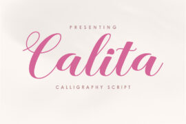 Calita Font