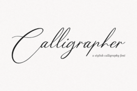 Calligrapher Font