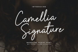 Camellia Signature DEMO! Font