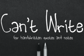 Can’t Write Font Family