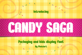 CANDY SAGA Font