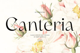 Canteria Free Font Family