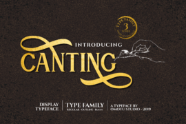 Canting Regular_DEMO Font