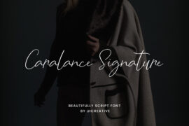 CaralanceSignature Font