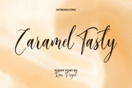 Caramel Tasty Demo Font