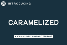 Caramelized Font