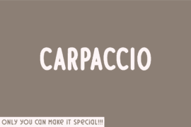 Carpaccio Font