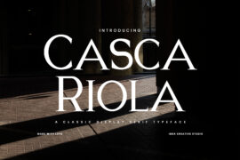 Casca Riola Personal Use Font