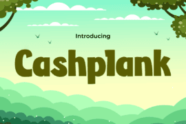Cash-Plank Font