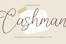 Cashman Font