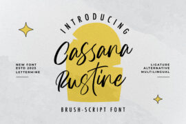 Cassana Rustine Demo Font