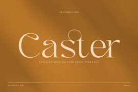 Caster Demo Font