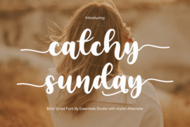 catchy sunday Font