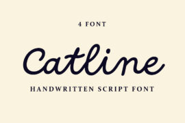 Catline Script Font Font