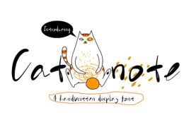 Catnote – Demo Font