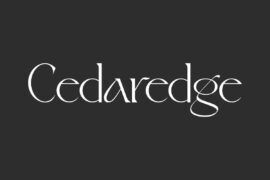 Cedaredge Demo Font