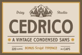 Cedrico Demo Font
