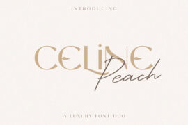 Celine Peach Free Font Family