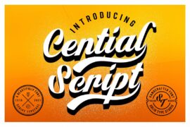 Cential Script Font