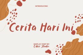 Cerita Hari Ini Demo Font