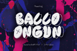 CF Balloongun Demo Font Family