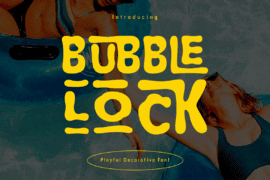 CF Bubblelock Demo Font
