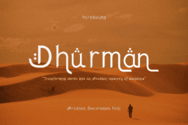 CF Dhurman Demo Font