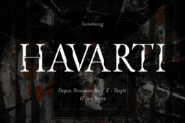 CF Havarti Demo Font Family