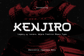 CF Kenjiro Demo Font