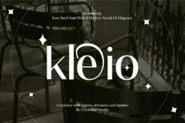 CF Kleio Demo Font Family