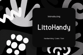 CF Littohandy Demo Font Family
