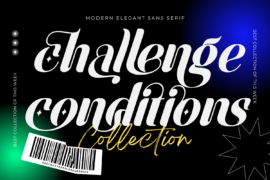 challenge conditions demo Font