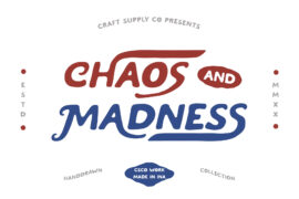 Chaos And Madness Free Font Family