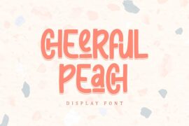 Cheerful Peach – Personal Use Font