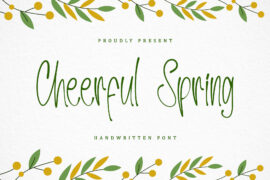 Cheerful Spring – Personal Use Font