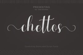 Chettos Script Font