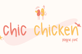 Chic Chicken – Personal Use Font