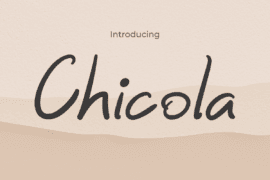Chicola Font