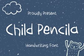 Child Pencila Font