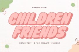 Children Friends – Demo Version Font
