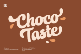Choco Taste Trial Font