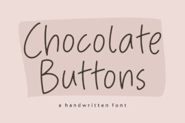 Chocolate Buttons Font