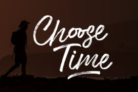 Choose Time Font Family