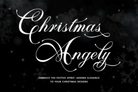 Christmas Angely – Personal use Font